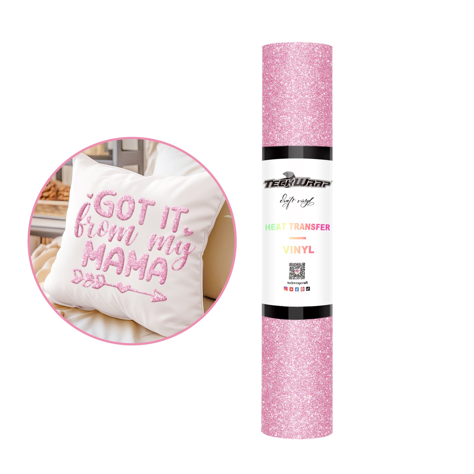 Glitter Puff Heat Transfer Vinyl