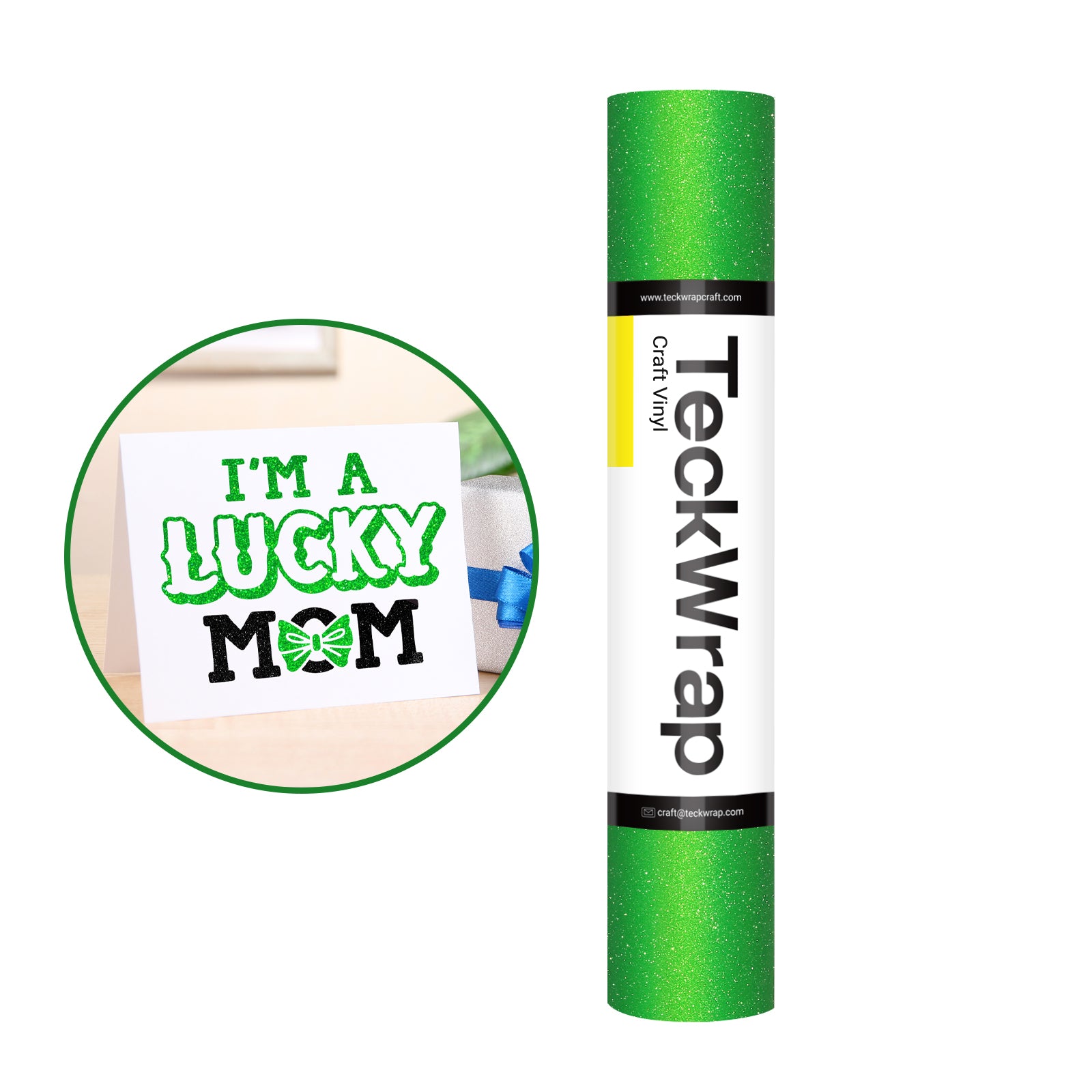 Glitter Adhesive Craft Vinyl