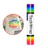 PU Rainbow Stripes Heat Transfer Vinyl Roll