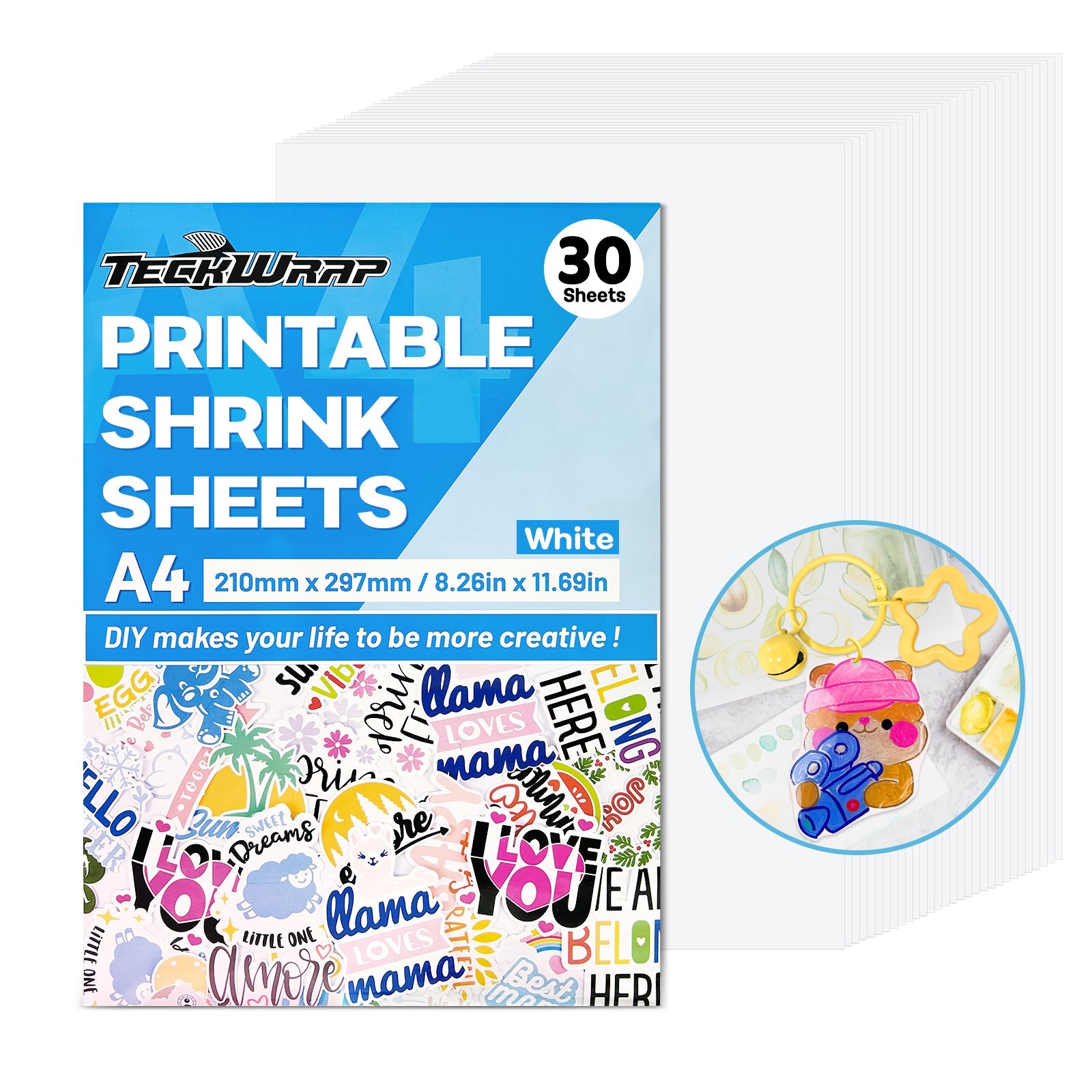 Inkjet Printable Shrink Sheets TeckWrapCraft