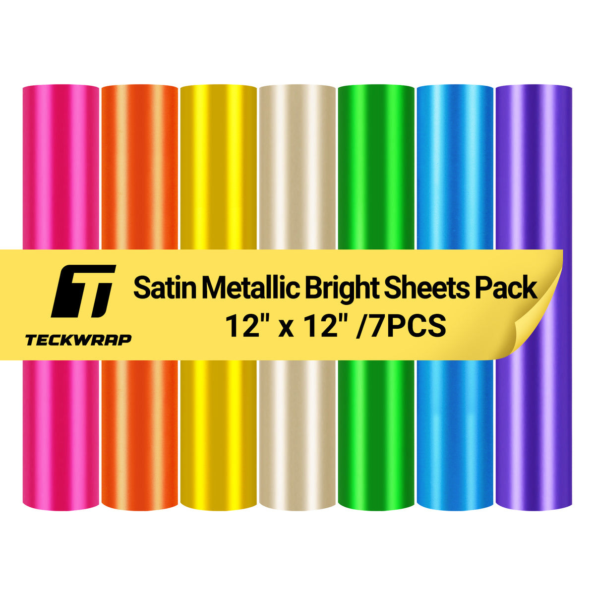 Satin Chrome Vinyl Sheets Pack