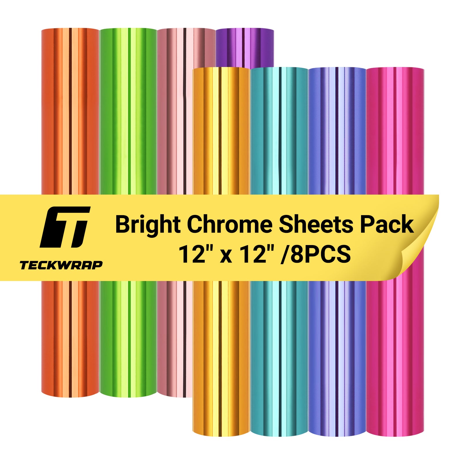 Mirror Chrome Vinyl Sheets Pack