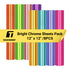 Mirror Chrome Vinyl Sheets Pack