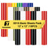001 Series Basic Color Sheets Pack