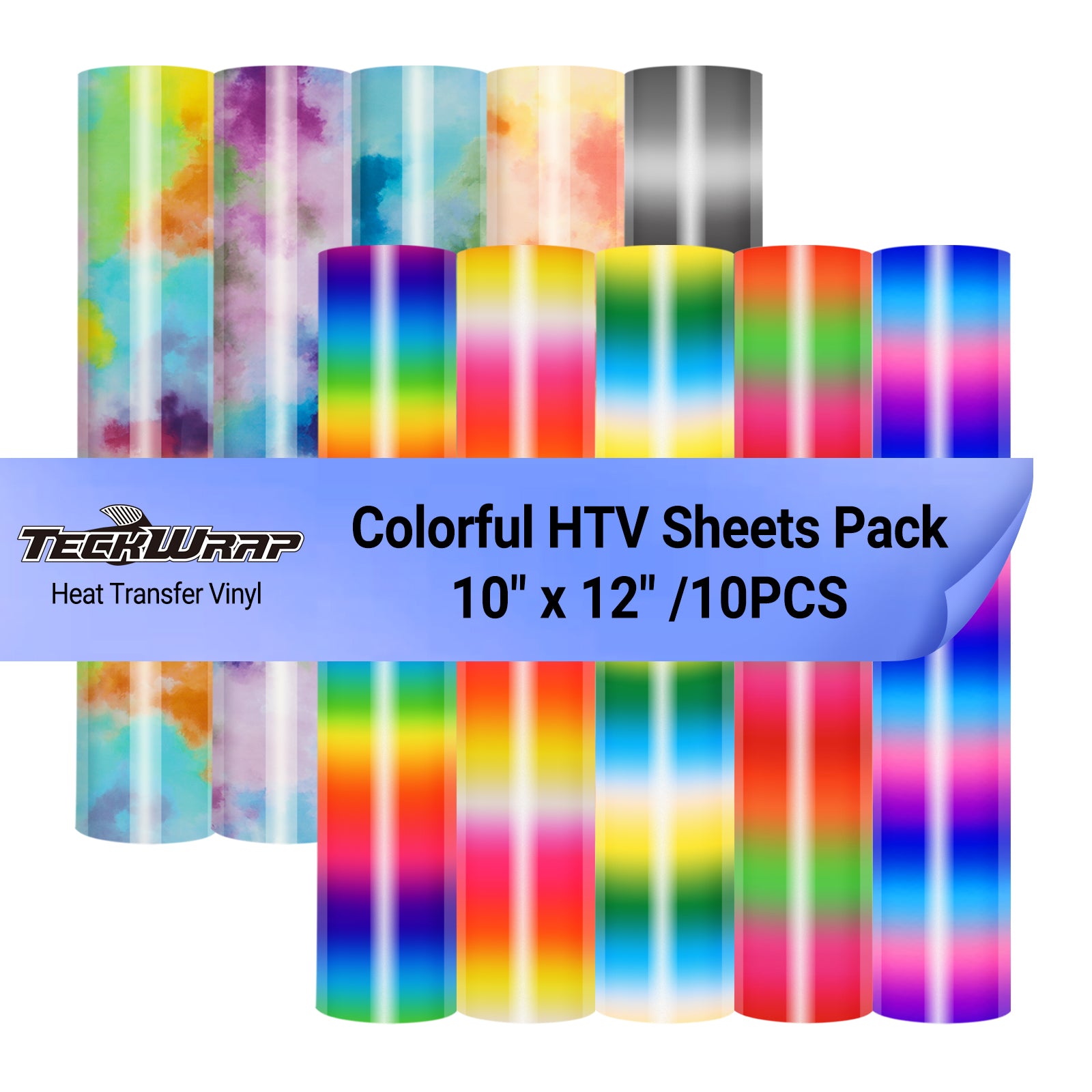Colorful HTV Sheets Pack