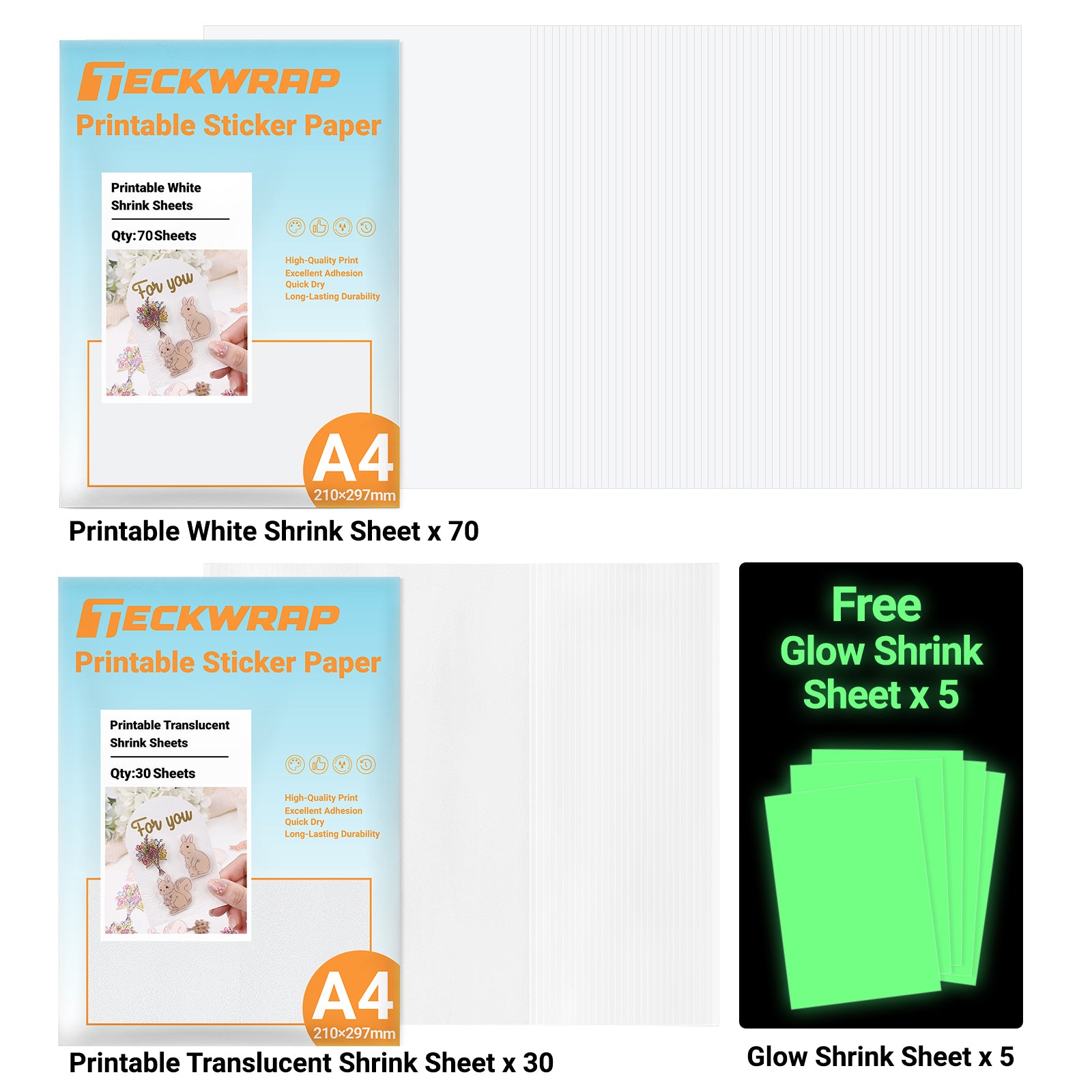 Inkjet Printable Shrink Sheets TeckWrapCraft