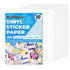 Beginner Packs for Printable Sticker Vinyl, Inkjet Vinyl Printable Matte White Beginner Pack